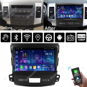 Android 13 Car Stereo Radio GPS Wifi CarPlay For Mitsubishi Outlander 2006-2012 - Picture 1 of 15