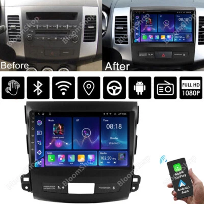Android 13 Car Stereo Radio GPS Wifi CarPlay For Mitsubishi Outlander 2006-2012 - Изображение 1 из 4