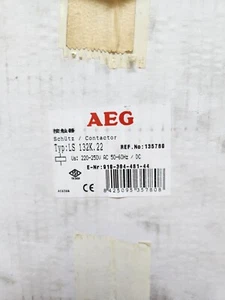 Contactor AEG LS132K.22, 132 kW @AC-3, 3 polos, bobina 220-250 V CA 910-304-481-44 - Imagen 1 de 6