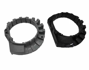2020-2024 JEEP GLADIATOR JT FRONT LOWER COIL SPRING ISOLATORS MOPAR USED TAKEOFF - Picture 1 of 9