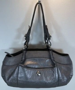 Hogan Silver Satchel Hobo Handbag Shoulder Purse - Picture 1 of 9