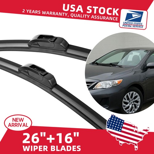 26"+16" Premium Windshield Wiper Blades Fit For HONDA CRV 20122018 J
