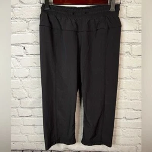 Pantaloni yoga Lululemon Step Lively Crop donna taglia 2 neri danza studio strada - Foto 1 di 8