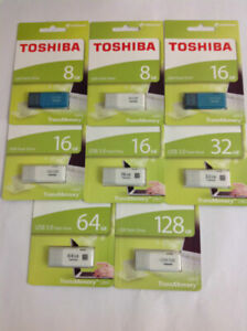 Toshiba 8GB/16/32/64gb Memory Penna Chiavetta Usb2.0/3.0 Flash Drive genuine A