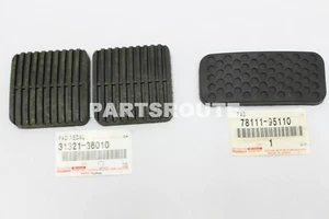 Toyota 80-87 Land Cruiser OEM Brake Accelerator Pedal Pad Set Kit FJ40 FJ60 BJ42 - Foto 1 di 2