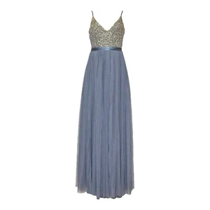 NUEVO BHLDN Avery Vestido de Tul Cuentas, Azul, 4 (US) - Imagen 1 de 9