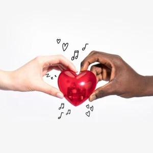 Probador de besos rojo amor corazón novedad diversión parejas día de San Valentín regalo juego para adultos - Imagen 1 de 3