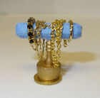 Dollhouse Full Bracelet Necklace Display Stand Artisan Jewelry Miniature Blue #2