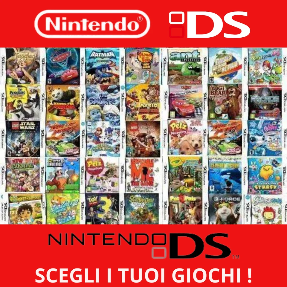 Lotto GIOCHI Nintendo DS - SCEGLI I TUOI GIOCHI - Immagine 1 di 1