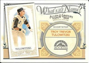 2012 Topps Allen & Ginter Inserts...You Pick From List...