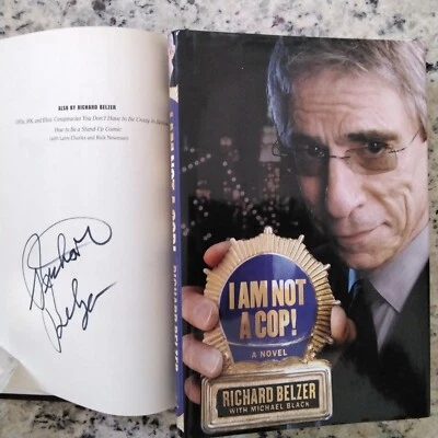 Ричард Белзер подписанный 2008 Mystery Murder ТВ актер комиксов внедорожник Munch HC/DJ - Изображение 1 из 4