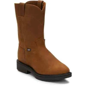 Justin Boots Hombre Bota de Trabajo Conductor (4760) Color Marrón Avellana 10EE - Imagen 1 de 4