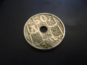 1949 Spain 50 Centimos - Picture 1 of 2