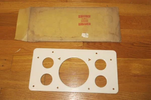 NOS ORIGINAL 1964-1967 FORD ECONOLINE WHITE DASH GAUGE BEZEL PANEL - Picture 1 of 2