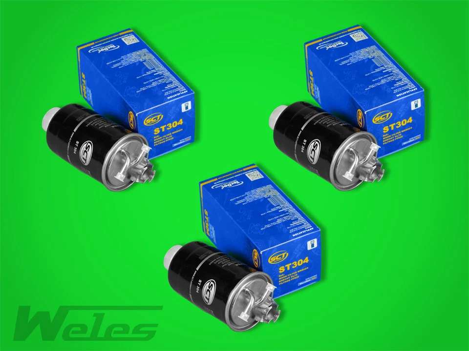3 x ST304 Kraftstofffilter Dieselfilter VW Transporter T3 T4 Sharan Vento Passat - Bild 1 von 1