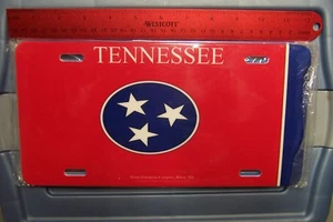 NOS Tennessee State Flag License Plates Nice Graphic Design & Heavy Duty Tags - Picture 1 of 2