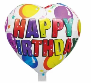 Happy Birthday Party Helium Foil Balloon (45cm/18'') - Picture 1 of 1