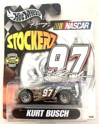 Hot Wheels Stockerz Nascar Kurt Busch #97 Sharpie Ford Taurus Foto 1 de 2