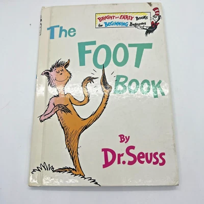 1968 1st edition Dr. Seuss The Foot Book First Edition childrens book gift vinta - Image 1 of 4