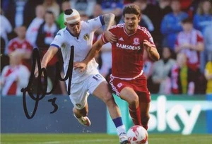 MIDDLESBROUGH: GEORGE FRIEND SIGNED 6x4 ACTION PHOTO+COA - Picture 1 of 1