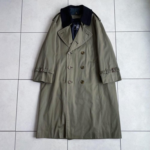 Burberry trench vintage con fodera per colletto m1_0710