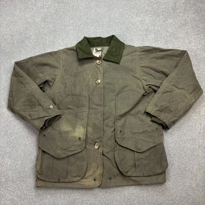 CC Filson Jacket Adult Medium Green Tin Cloth Canvas USA Outdoors Work Men - Image 1 of 4
