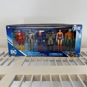 NUOVO DC Comics, confezione da 6 action figure Justice League da 4 pollici - Foto 1 di 5
