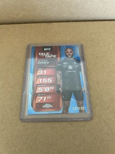 2025 Topps Chrome UFC Tale Of The Tape Blue Refractor Rafael Fiziev 137/150 - Bild 1 von 2