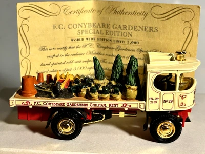 Matchbox Collectibles Gardening Truck 1/5000 COA 1:43 YY018E VGC Loose - Image 1 of 4