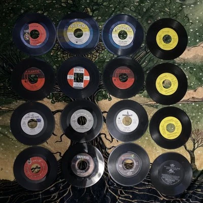 Vintage Lot 16 45 RPM Records RCA ATLANTIC ATCO Aretha Franklin Presley First Ed - Image 1 of 4