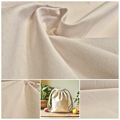 Rohnessel Meterware Rohfaser Natur Baumwolle Stoffe  170cm breit Deko Bekleidung - Bild 1 von 4