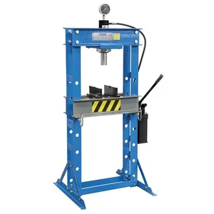 Pressa idraulica per officina FERVI P001/30 manuale - 2 velocità - Foto 1 di 6