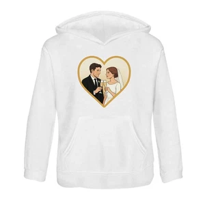 'Loved Up Bride & Groom' Children's Hoodie / Hooded Sweater (KO055830) - Picture 1 of 15