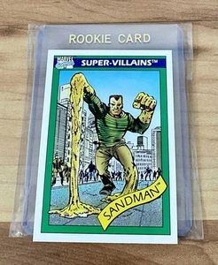 Tarjeta de supervillanos Impel Marvel Sandman Rookie Spider-Man 1990 #66 como nueva - Imagen 1 de 2