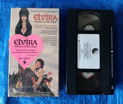 ELVIRA: MISTRESS OF THE DARK (VHS, 1989)  - Image 1 of 4