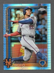 2025 Topps Chrome Baseball #200 Juan Soto PRISM Refractor card - Picture 1 of 2
