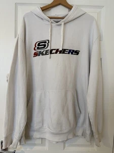 Skechers Pullover Hoodie Weiß Herren UK Größe 3XL - Bild 1 von 5
