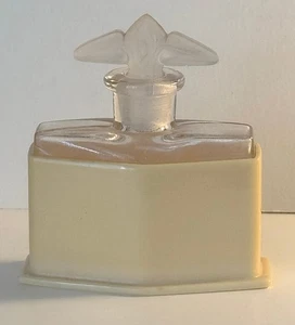 Botella de perfume vintage con soporte de celuloide tocador - Imagen 1 de 5