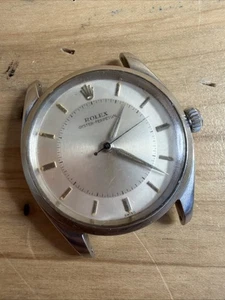 orologio uomo rolex oyster perpetual 6552 34mm vintage così com'è C903 - Foto 1 di 9