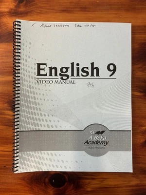 Abeka Homeschool Video Manual English 9 - Image 1 of 2