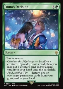 MTG - YUNA'S DECISION - Final Fantasy Com (R) - Picture 1 of 1