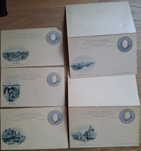 argentinien Ganzsachen (5 Karten unbeschr.) - Bild 1 von 1