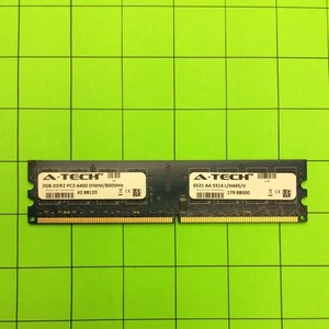 A-TECH 6521AAA5514 2GB DDR2-800 (PC2-6400) Random Access Memory RAM - Picture 1 of 3