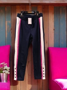 Place Big Girls Sweat Athletic Pants Blue Pink White Stripe Size Small 5/6 - Picture 1 of 8