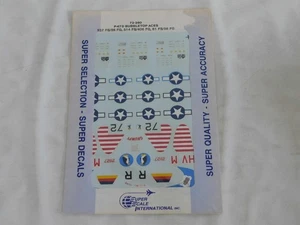 1/72 Super Scale Decals Sheet 72260 P-47D Bubbletop Aces FS 527 514 406 56 NEW - Picture 1 of 1