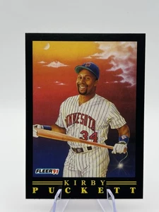 1991 Fleer - Pro-Vision Kirby Puckett #1 - Minnesota Twins - Bild 1 von 2