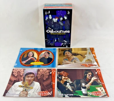 Juego completo de cartas The Osbournes MTV SHOW 2002 SHARON OZZY KELLY JACK OSBOURNE Foto 1 de 4