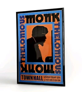 Thelonious Monk NYC Konzert Poster 11 x 17 gerahmt - Bild 1 von 2