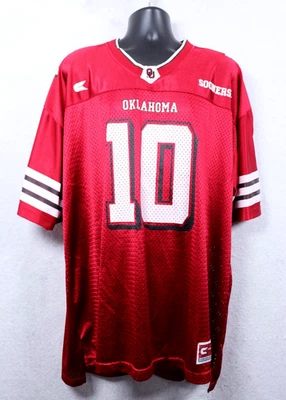 Футболка Y2K винтажная Colosseum Oklahoma Sooners спортивная мужская NCAA 2XL красная - Изображение 1 из 4