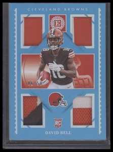 2022 Panini Encased #RQM-23 David Bell Rookie Quad Memorabilia Sapphire - Picture 1 of 2